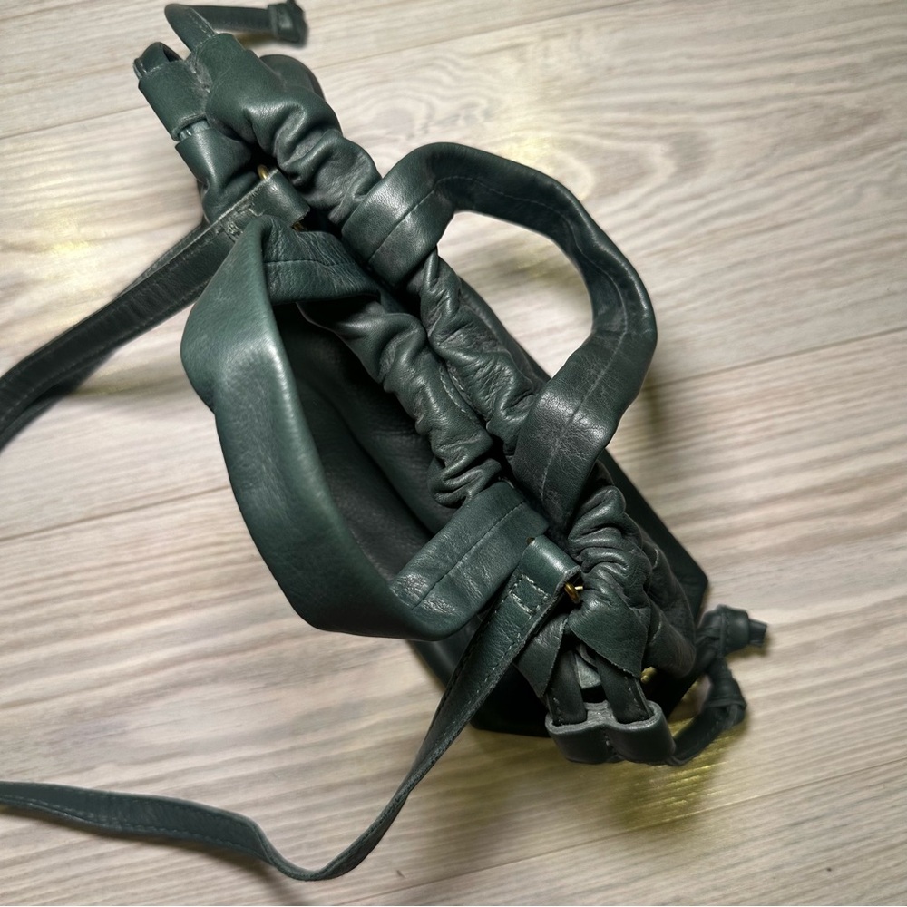 Madewell Mini Leather Green Bag - Picture 5 of 5